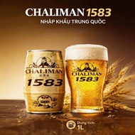 CHALIMAN 1583 - Fermented Barley Drink Large Can 1L - Imported Drink with Rich Barley Flavor availab