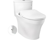 Bồn cầu Toto 1 khối nắp đóng êm MS885DE2 kèm vòi rửa cơ Ecowasher TCW07S