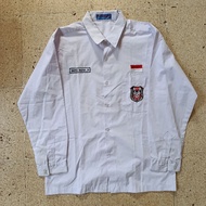 Preloved white school uniform brand NAU 100/