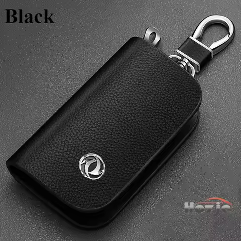 Car Leather Key Case Zipper Key Cover for Dongfeng Aeolus E70 Haohan Haoji Huge Yixuan GS Max AX7 Ma