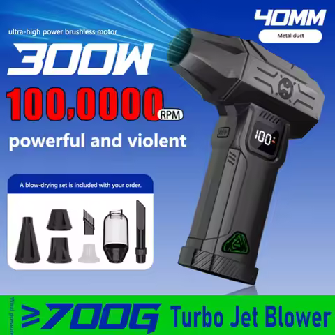 New 1000000RPM Violent Fan 10000mAh Powerful Electric Air Blower Portable Dust Cleaner High Power Br