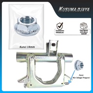 10MM NUT AS ENGINE MOUNTING REAR PCX ADV VARIO 125 - 150 FI ESP 2012 - 2025 UNIT