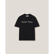 Eleven - Printed Number Eleven Line unisex t-shirt for men and women - Black