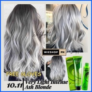 ▼ ✼ ◭ Bremod 10.11 Very light intense ash blonde hair color set with Oxidizer (6%, 9% & 12%)