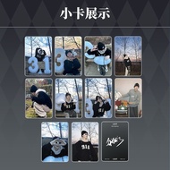 Bai Jingting Birthday Merchandise Gypsophila Hand Frame Postcard Photocard HD Self-Printing Commemor