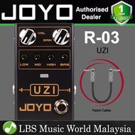 Joyo R-03 UZI High Gain Distortion Electric Guitar Effects Pedal for Heavy Metal Music (R03 R 03)