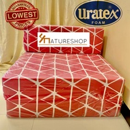 Single Sofa Bed Red Uratex