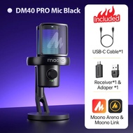 MAONO DM40 PRO WIRELESS GAMING MICROPHONE NOISE-CANCELLATION USB MIC WITH SOFTWARE, AI CHANGE VOICE,