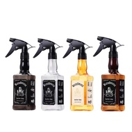 Hairdressing Whiskey Spray BottleSalon Barber Professional Hair Tools Oil Head Watering Can Multi Pu
