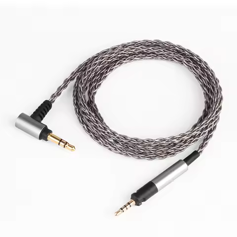 3.5mm 6-core braid OCC Audio Cable For Yamaha HPH-MT5 HPH-MT5W HPH-MT8 Monitor Headphone
