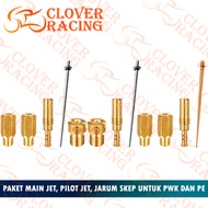 Keihin MAIN JET SET Package+PILOT JET+Needle SKEP 5 CLICK 130 140 35 CLICK For PWK PE 24 26 28 30 32