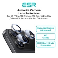 ESR Armorite Ultra-Tough Camera Lens Protectors (Set of 3) Compatible with iPhone 17 Pro/ 17 Pro Max