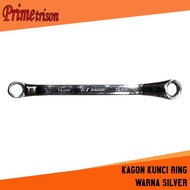 Kagon Key Glossy WhiteRing 12 x 13 mm, 14 x 15 mm, 18 x 19 mm