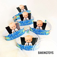 Baby Boss Kids Birthday Hat Birthday Party Headdress/
