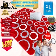 Karpet Rug Gebu Baldu Tebal Carpet Corak Timbul 5D (224CM X 195CM X 2CM) XL - SIRI 6