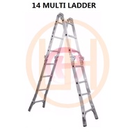14 Step Heavy Duty Multi Purpose Ladder - Tangga Lipat