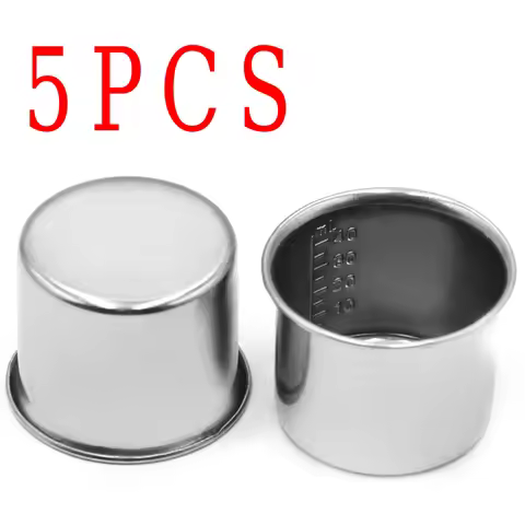 40ml Stainless Steel Medicine Measuring Cup with Scale Durable Small Liquid Medicine Cup for Accurat