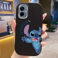 Case For Samsung A05 F05 M05 A05s A06 4G Cute Stitch Phone Shockproof Round And Fat