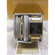 MK SQUARE FACE SET WATCH- MICHAEL KORS WATCH