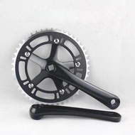 【CW】 Fixie Bike Crankset Single Speed Bicycle Chainwheel 46T 130BCD Crank 170mm Aluminum Fixed Gear 