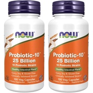 NOW Foods NOW Foods NOW Foods Vegetarian Probiotic Capsules, Probiotics-100 Billion, 100 Servings