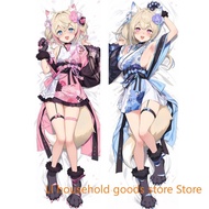 Vtuber Fuwawa Abyssgard Cosplay Hugging Body Pillowcase Long Dakimakura Cover