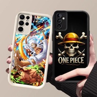 DK-81 Zoro ONE PIECE Silicone Casing black and white for Samsung S21 S25 A26 M15 FE A54 S24 A55 Ultr