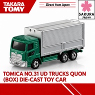 Takara Tomy Tomica No.31 UD Trucks Quon (Box) die-cast toy car for ages 3 and up