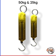 Timbangan Besot kuningan 50 kg 25kg kilo gantung manual COD