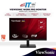 ViewSonic VA240A-H (24") / VA270A-H / VA270-H-2 (27") Full HD IPS Frameless Monitor | 120Hz | 1ms | 