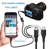 MiNi 5P USB Data Transfer Cable /  OTG Cable, MiNi5p to Type-C Cable,  For Canon EOS A1300 1100D 120