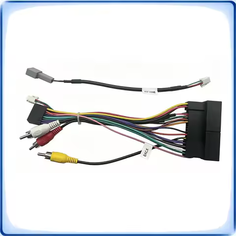 Car Radio Wiring Harness for Hyundai Kia ix25 KX3 Elantra K3 ix35 Before 2015 Retain Rear Camera No 