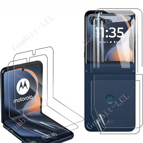 6in1 Hydrogel Film For Motorola Razr 70 60 50 40 Moto Razr Ultra Plus 2026 2025 2024 2023 2022 2020 