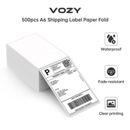 A6 Thermal Label Sticker Roll 500pcs Thermal Label Sticker 100*150 Thermal Shipping Label