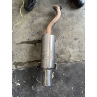 Honda Jazz GD3 Mugen Exhaust Pipe Muffler Original Halfcut Japan Fit GD GD1