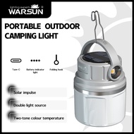 WARSUN EB05 Solar Outdoor Camping Light Rechargeable Emergency Atmosphere Light
