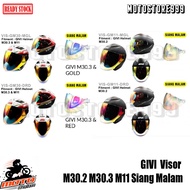 GIVI Helmet Visor M30.2 / M30.3 M11 Siang Malam READY STOCK