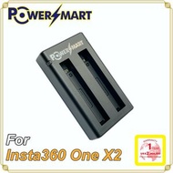 Insta360 OneX2 (IS360X2B) 2位電池充電器, USB輸入