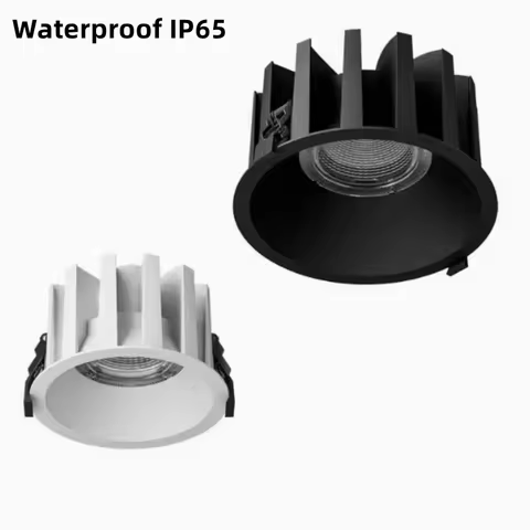 IP65 Full spectrum CRI98 shows high-end all aluminum ultra-thin waterproof downlight anti-glare IP65