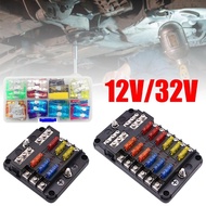 Car Fuse Insert Fuse Car Fuse Fuse Fuse Box Set LED Warning 32V Distribution Indicator 12V T4W7