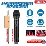 BG Single Rechargeable Wireless Mic UHF Microphone Professional Universal Karaoke Microphones Audio 