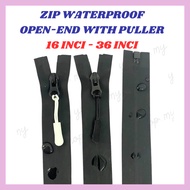 [16"-36"] Zip Sorok Kalis Air / Invisible Zipper Waterproof Open-End With Puller/ Zip Jacket  / Zip 