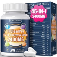 VivaVitalize 45 in 1 Liver Cleanse Detox, 2400MG Milk Thistle Liver Detox Zeolite Detox Heavy Metal 