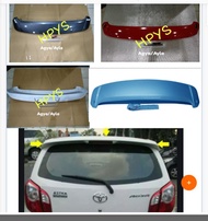 EC1-6 -ASLKJ - Spoiler Agya/Ayla+Lampu Warna Body Bahan Plastik ABS - AKSESORIS AGYA - AKSESORIS MOB