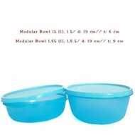 Tupperware ORIGINAL tupperware - Blue (2) Modular Bowl Set