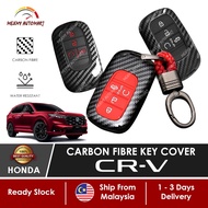 Honda CRV 2024 - 2026 G6 Carbon Fibre Key Cover Kereta Casing Case Sarung Kunci Accessories Car Akse