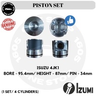 ISUZU DMAX D-MAX 4JK1 IZUMI PISTON SET (4PCS)
