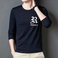 TL-754 Round Neck Long-Sleeved T-Shirt Soft And Bouncy Fabric Very And Comfortable To Wear. The Shir