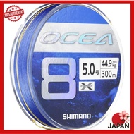SHIMANO Line Ocea 8 300m 5.0 Size SW Navy LD-A71S