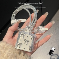 Charger Protectors Transparent Charger Protective Case for iPhone Type C 20W Adapter Cord Organizer